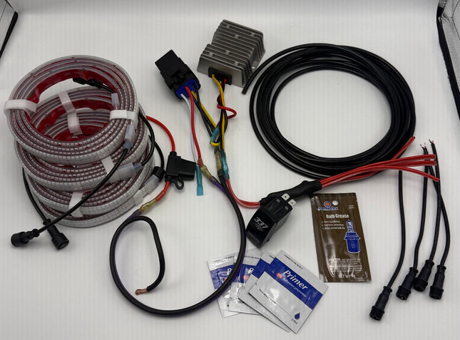 337 LEDs full portal light kit and included installation components